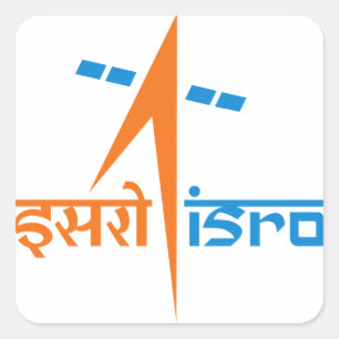 Sticker Carré Organisation indienne de recherche spatiale - ISRO