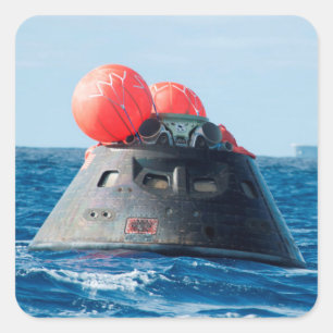 Sticker Carré Orion Capsule Spacecraft Ocean Recovery