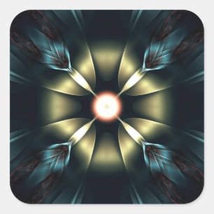 Sticker Carré Ornement brillant