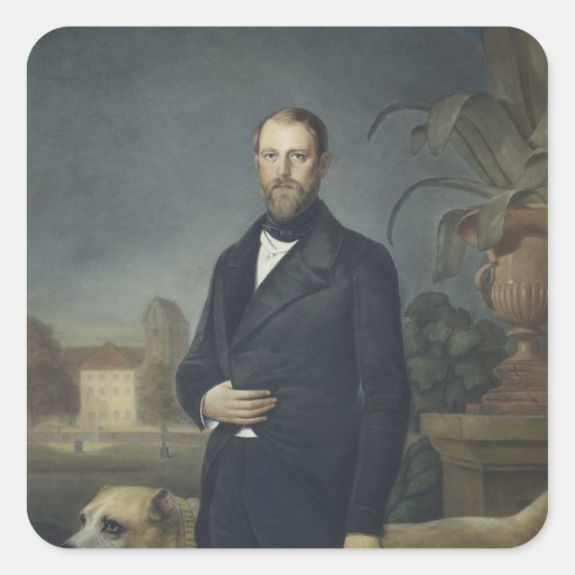 Sticker Carré Otto von Bismarck, vers 1850 (Devant)