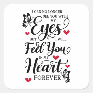 Sticker Carré Oubliez-moi pas - Grievance Memorial