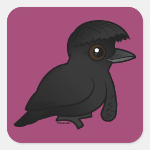 Sticker Carré OumbrellabBirdable à longue taille