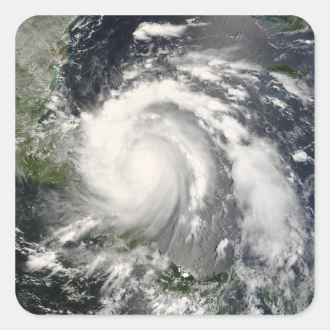 Sticker Carré Ouragan Felix 3 (Devant)