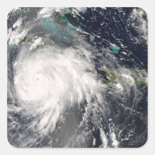Sticker Carré Ouragan Gustav au-dessus de la Jamaïque 2