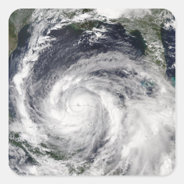 Sticker Carré Ouragan Isidore (Devant)