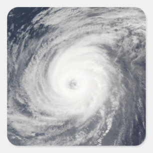 Sticker Carré Ouragan Sudal au sud du Japon