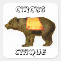 Ours de cirque vintage