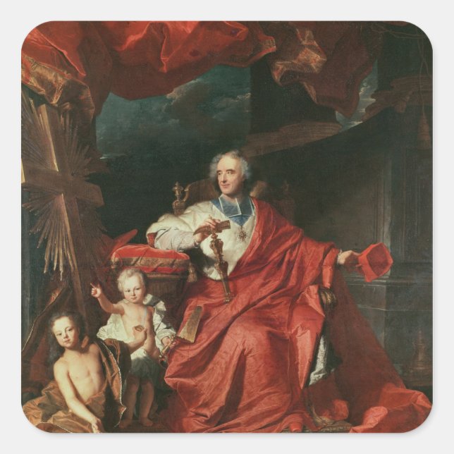 Sticker Carré Ouverture du cardinal de Bouillon (Devant)