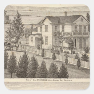 Sticker Carré Overacker, résidences d'Emerson