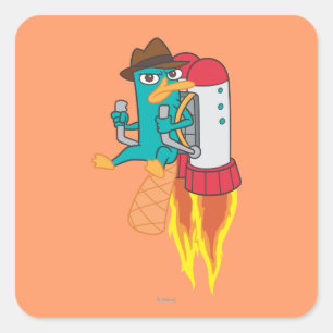 Sticker Carré Pack Rocket Agent P