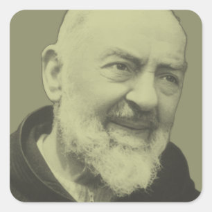 Sticker Carré Padre Pio de Pietrelcina