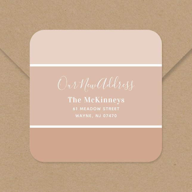 Sticker Carré Paint Rust Swatch Nouvelle adresse (Créateur téléchargé)