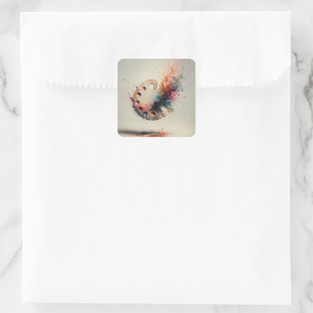 Sticker Carré Palette of Creation  (Sac)