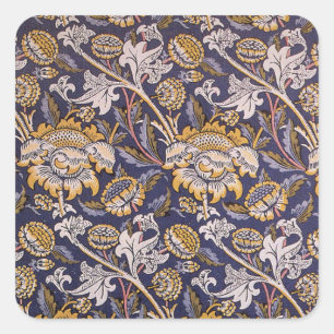 Sticker Carré Papier peint floral Arts & Crafts William Morris W