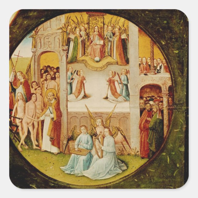 Sticker Carré Paradis (Devant)