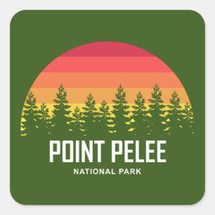 Sticker Carré Parc national de la Pointe-Pelée Ontario Canada