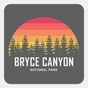 Sticker Carré Parc national du Bryce Canyon