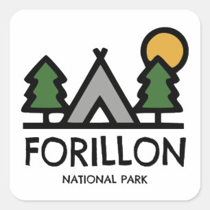 Sticker Carré Parc national Forillon
