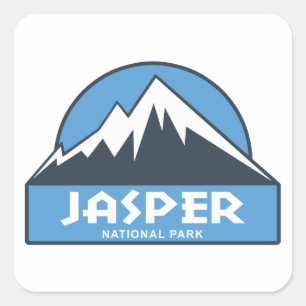 Sticker Carré Parc national Jasper