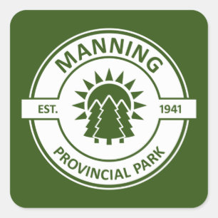 Sticker Carré Parc provincial Manning