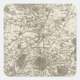 Sticker Carré Paris 5