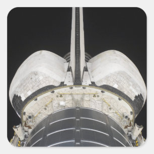 Sticker Carré Partie arrière de l'engin de navette spatiale