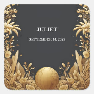 Sticker Carré Passeport d'aventure Carte d'embarquement Enterrem