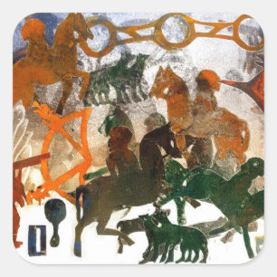 Sticker Carré Patrimoine Picte