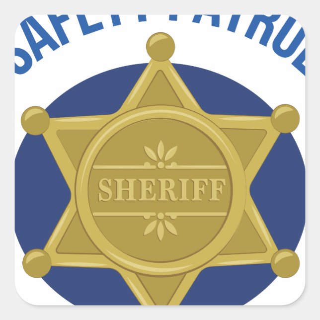 Sticker Carré Patrouille (Devant)