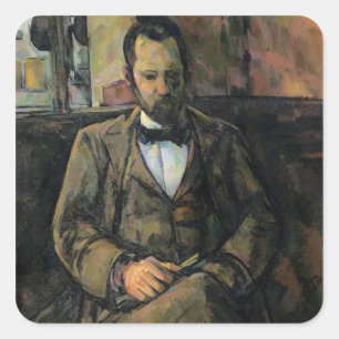 Sticker Carré Paul Cezanne Portrait d'Ambroise Vollard, 1899