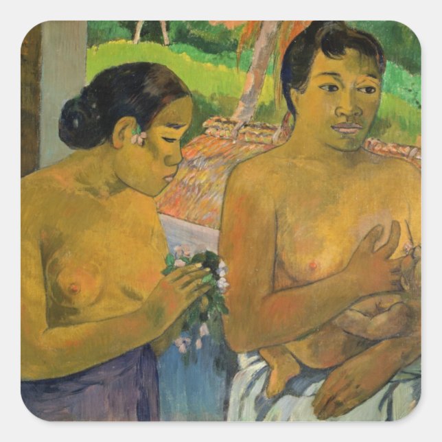 Sticker Carré Paul Gauguin | L'Offre, 1902 (Devant)