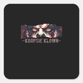 Sticker Carré Peekaboo Graphisme Vibes d'automne