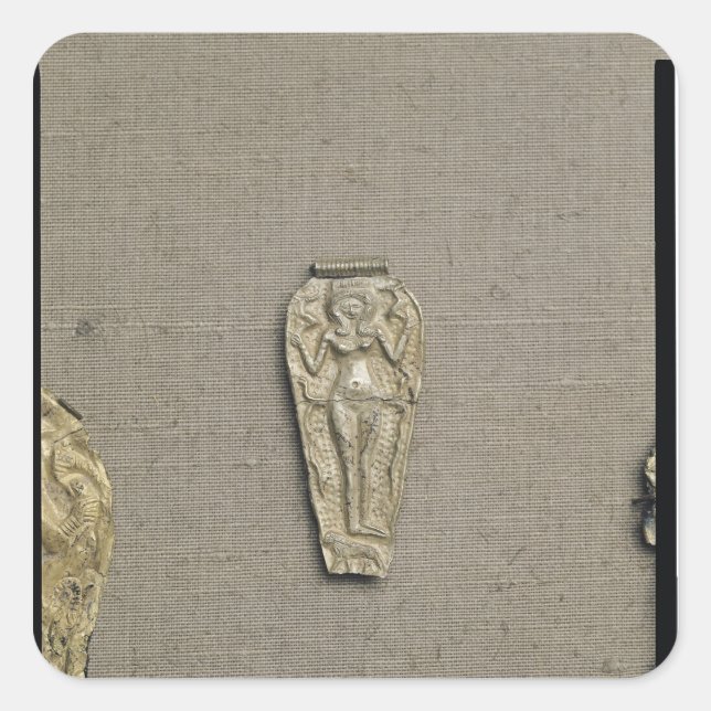 Sticker Carré Pendentif représentant Astarte, déesse de la ferti (Devant)
