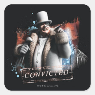 Sticker Carré Penguin - Condamné