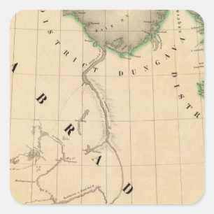 Sticker Carré Péninsule d'Ungava et Labrador du nord