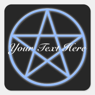 Sticker Carré Pentacle de Falln Pagan