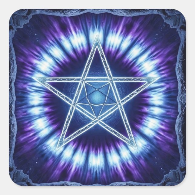 Sticker Carré Pentacles4Pagans (Devant)