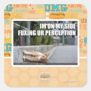 Sticker Carré Perception de Fuxing Ur