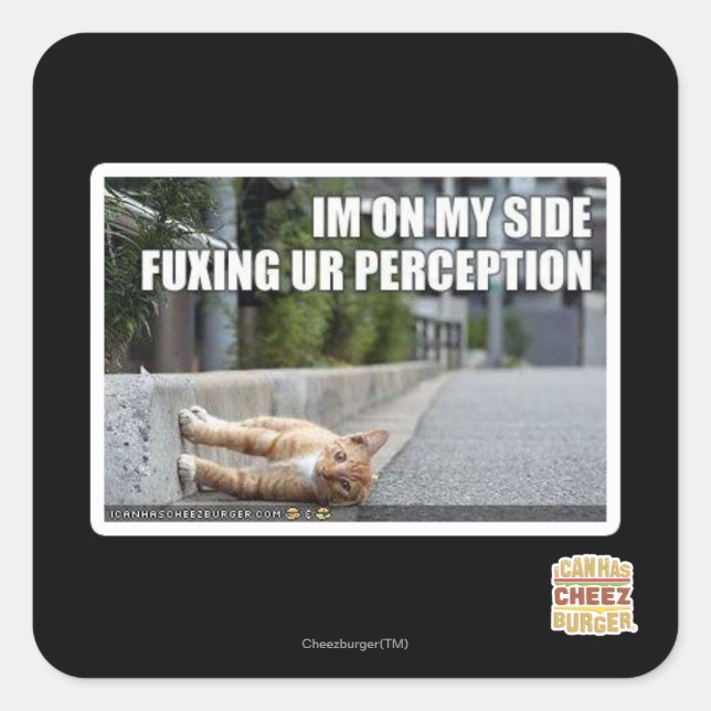 Sticker Carré Perception Ur Fuxing (Devant)