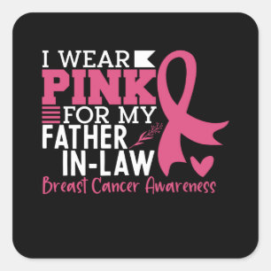 Sticker Carré Père En Droit Famille Correspondant Cancer Du Sein