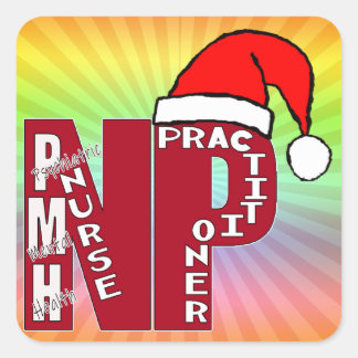 Sticker Carré PÈRE NOËL PMH-NP BigRed