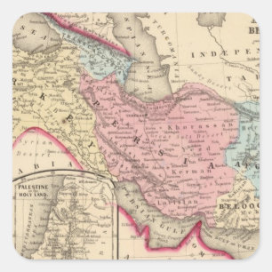 Sticker Carré Perse, Turquie, Afghanistan, Beloochistan