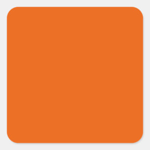 Sticker Carré Persimmon orange EC5800 couleur, option pour ajout