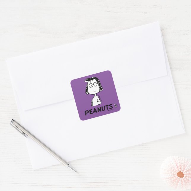 Sticker Carré Persistance des cacahuètes | Marcie (Enveloppe)