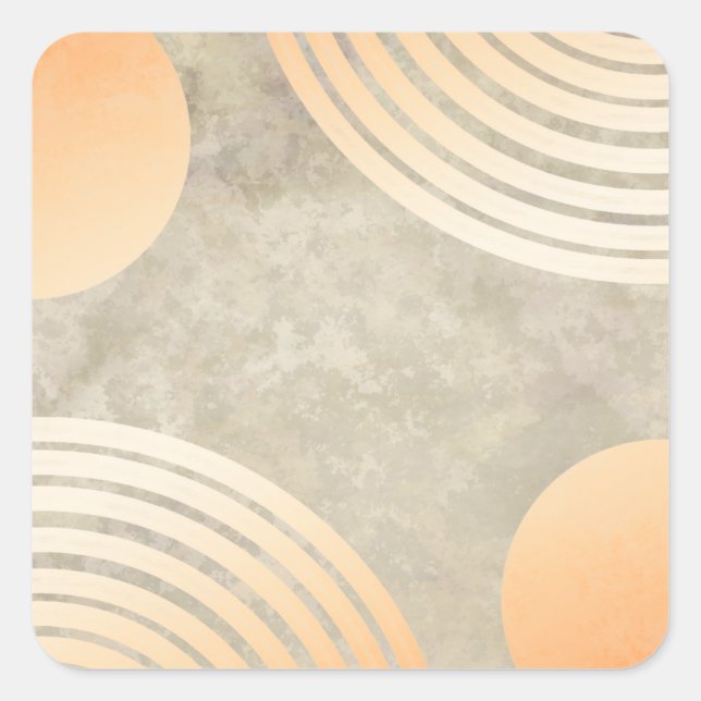 Sticker Carré Personalized Custom Your Own Photo & Text (Devant)