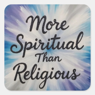 Sticker Carré PersonnePlusSpirituelle