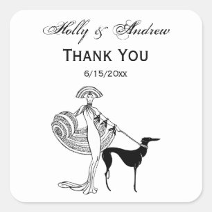 Sticker Carré Personnes-Femme-Chien-RempliArtDéco-Trans-BG-ADD-1