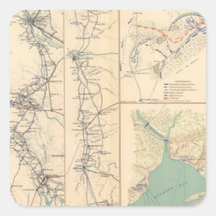 Sticker Carré Pétersbourg entoure Bentonville Carolinas