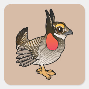 Sticker Carré Petit poulet des Prairies