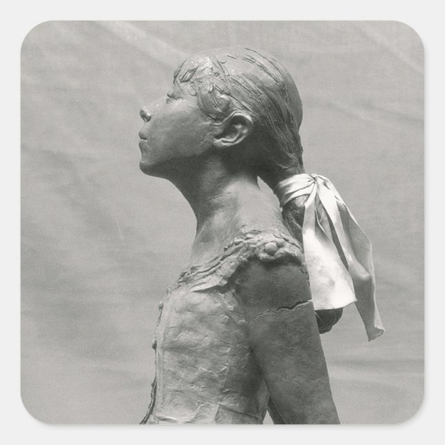 Sticker Carré Petite danseuse, 14 ans (Devant)